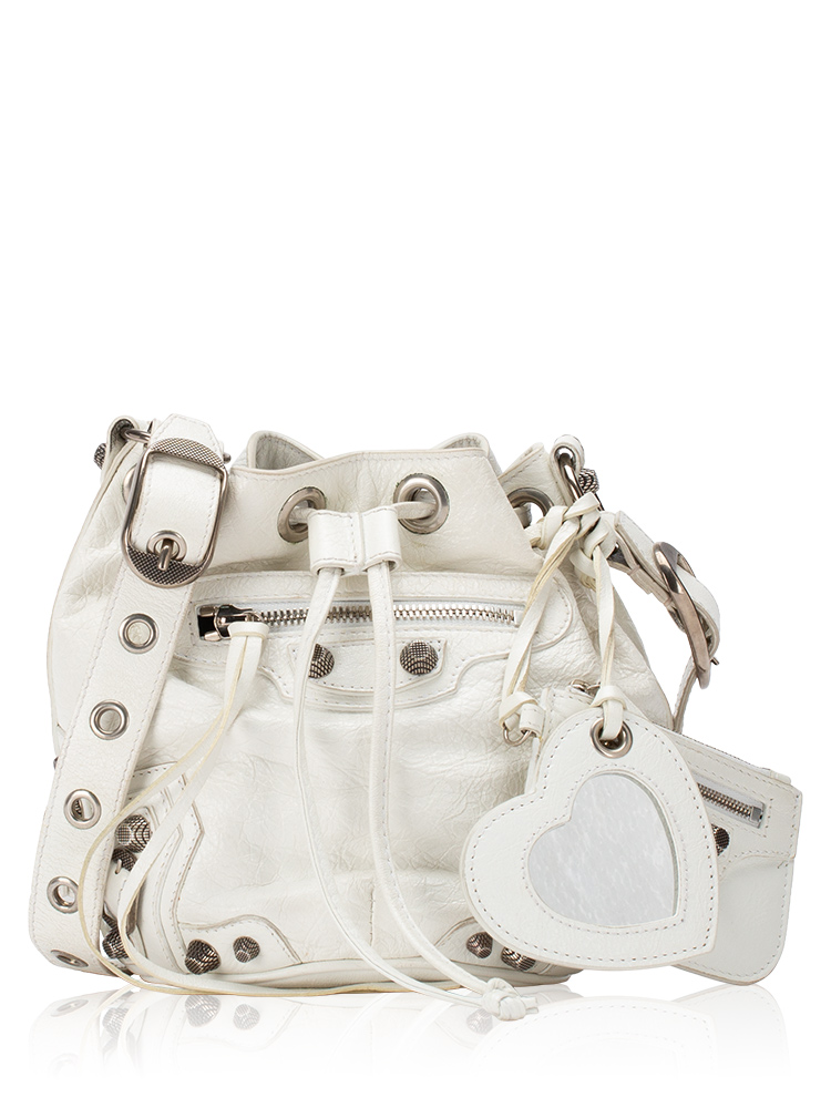 Arena Le Cagole Bucket Bag XS Optic White