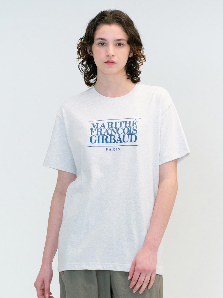 Classic Logo Tee Gray Sz M