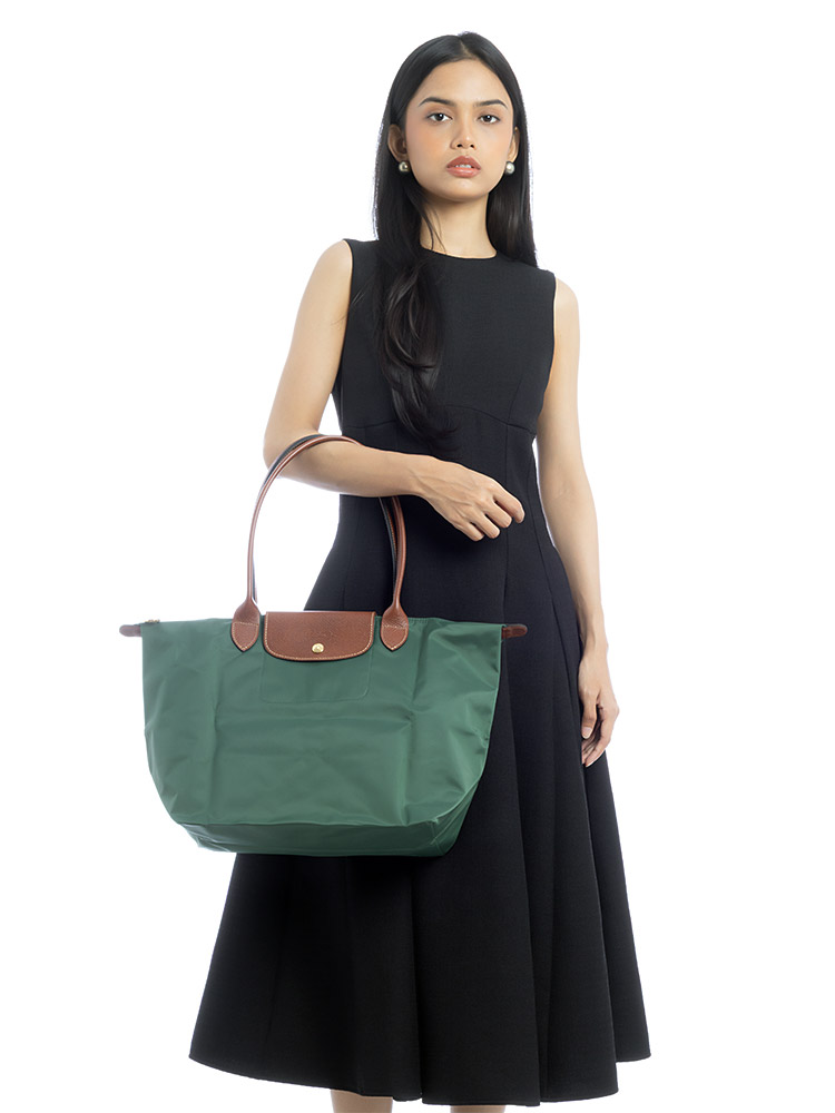 Le Pliage Original Large LH British Green