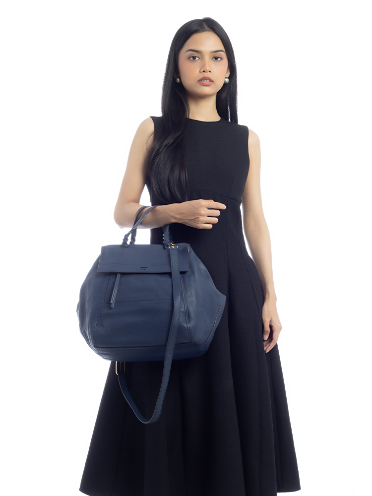 Half Moon Satchel Royal Navy