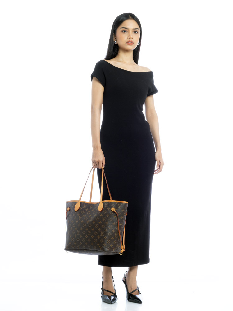 Monogram Neverfull MM NM Pivoine