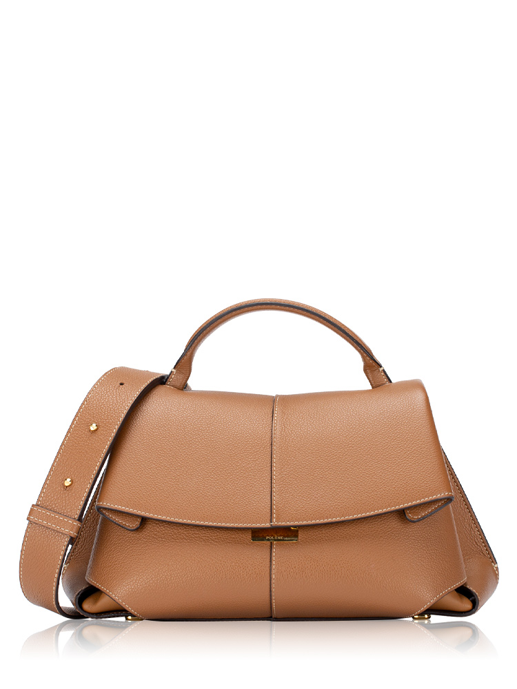 Textured Calfskin Mokki Camel