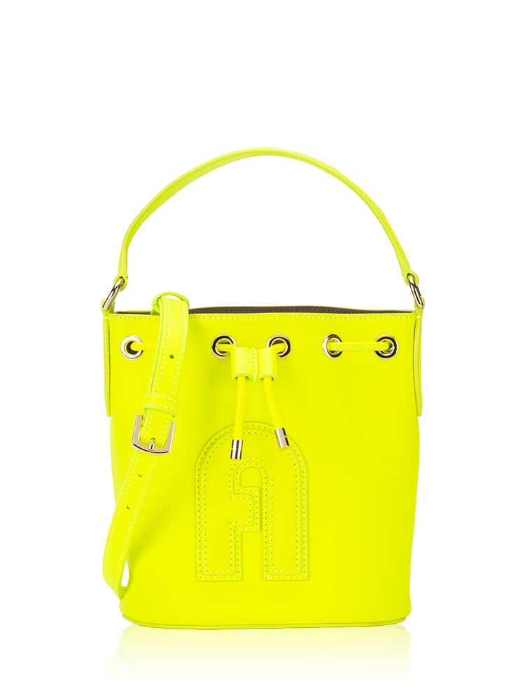 Clio Mini Bucket Bag Yellow