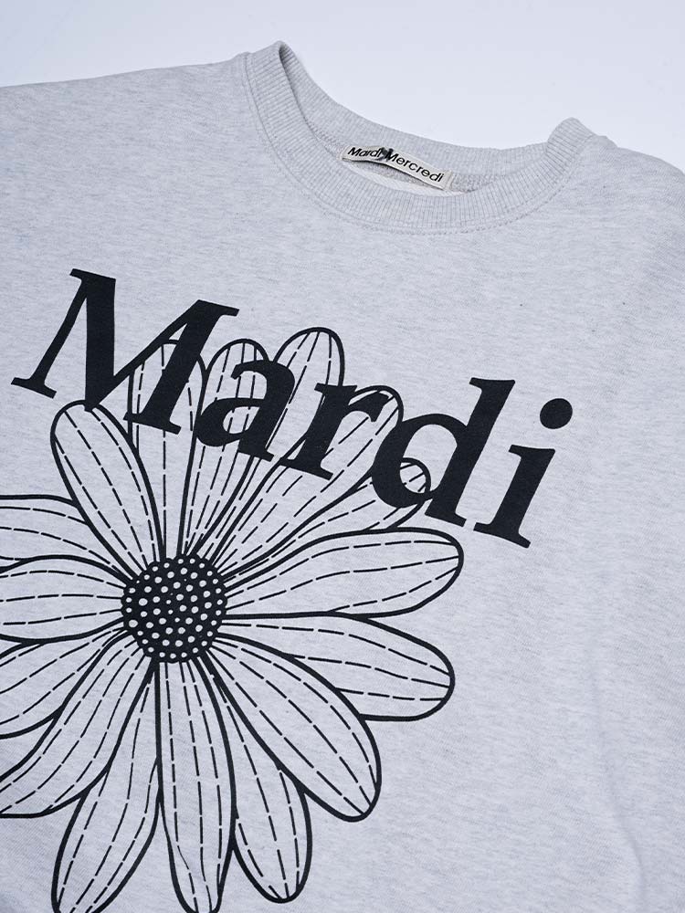 Flowermardi Sweater Oatmeal Black
