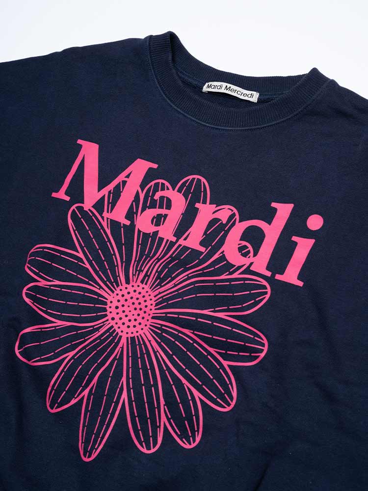 Flowermardi Sweater Navy Violet