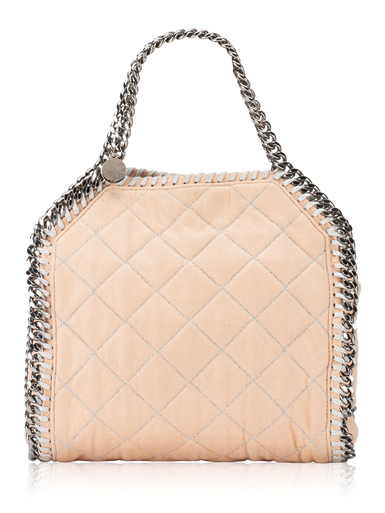 Shaggy Deer Quilted Mini Falabella Light Pink