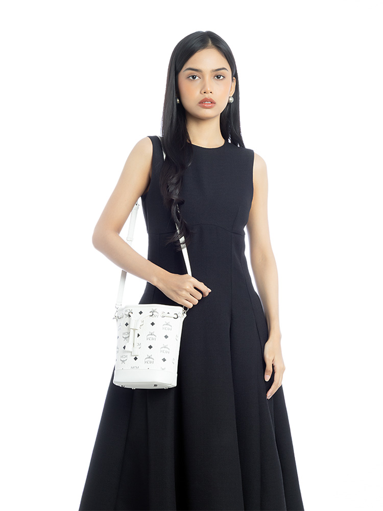 Visetos Dessau Mini Bucket Bag White