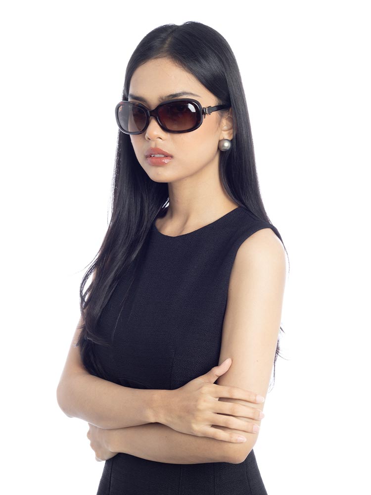 5170-A CC Bow Sunglasses Tortoise Brown