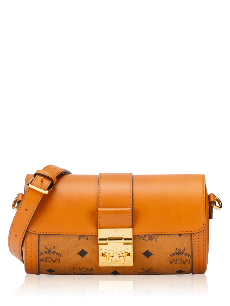 Visetos Tracy Cylinder Small Crossbody Cognac