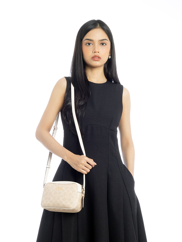 CY752 Signature Jamie Mini Camera Bag Sand Chalk