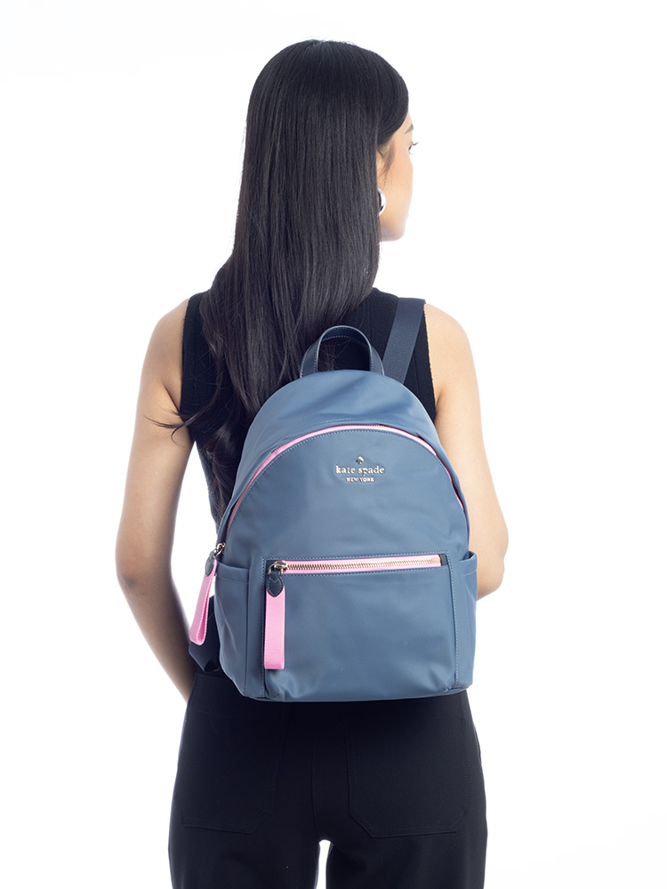 Chelsea Colorblock Medium Backpack Blazer Bluestone