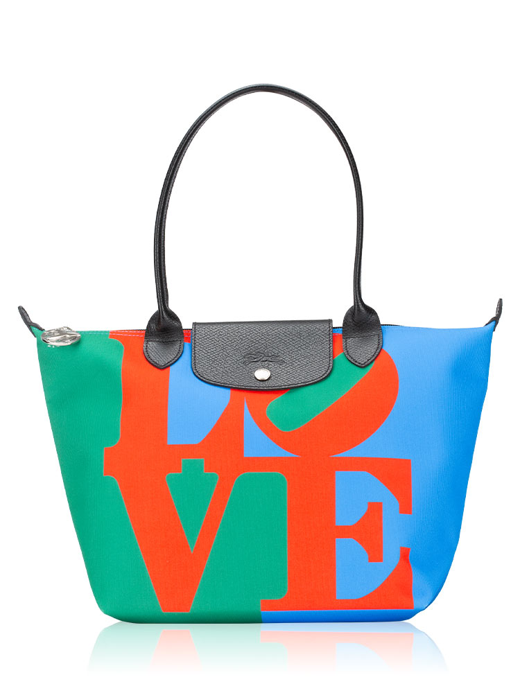 x Robert Indiana Medium Tote Red Multi