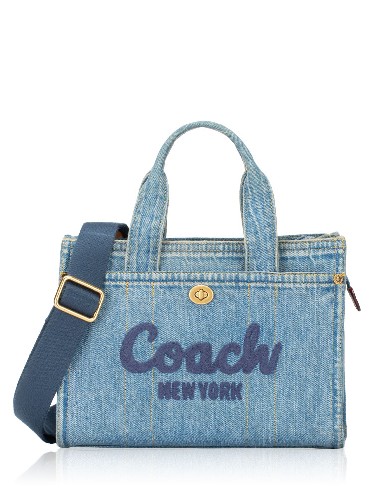 Coach CR659 Cargo Denim 26 Tote Indigo - Totes Used 100% Original