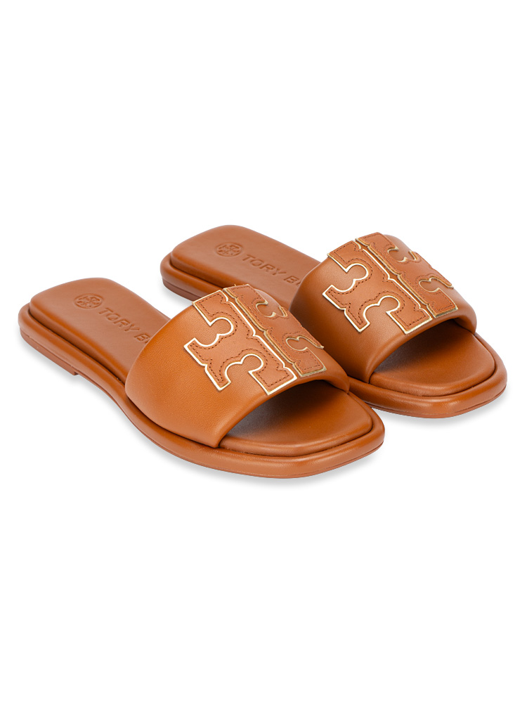 Double T Sport Slide Sandal Bourbon Miele Sz 5