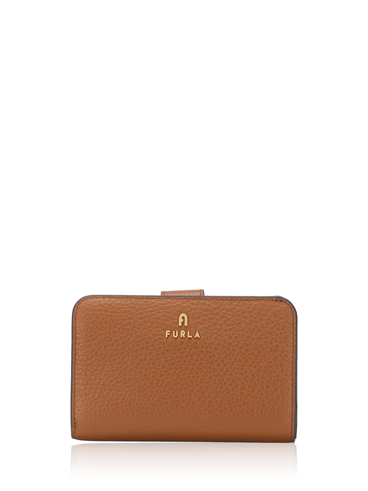 Camelia Medium Compact Wallet Cognac