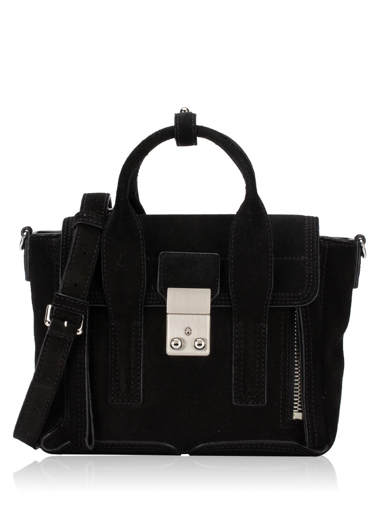3.1 Suede Mini Pashli Black