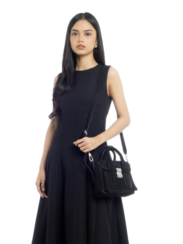 3.1 Suede Mini Pashli Black
