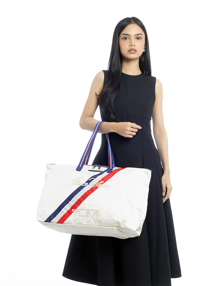 McLaren Just In Case Tote Vintage Stripes