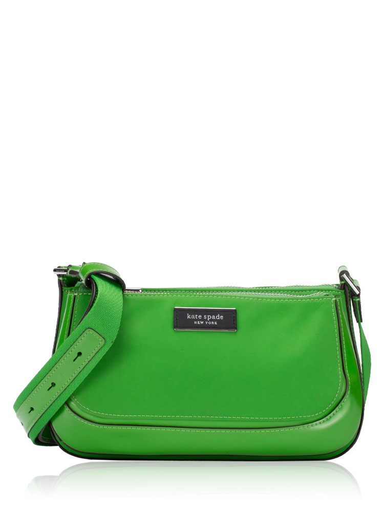 Sam Icon Nylon East West Medium Crossbody Green