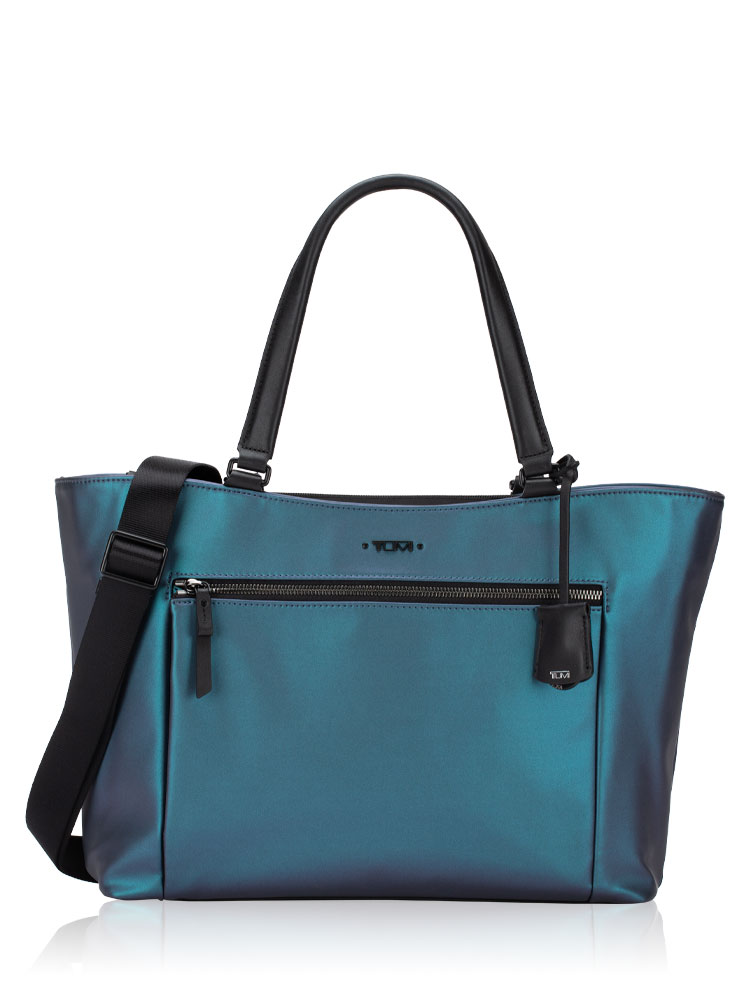 Catarina Medium Tote Iridescent Blue