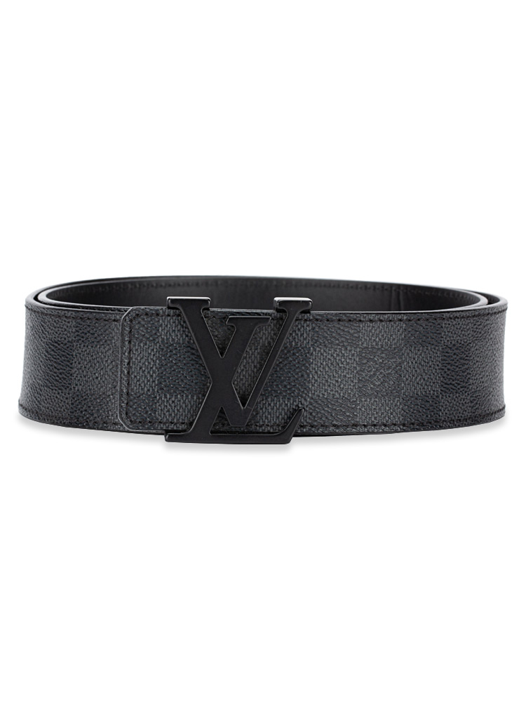 Damier Graphite 40mm LV Initiales Belt Sz 105
