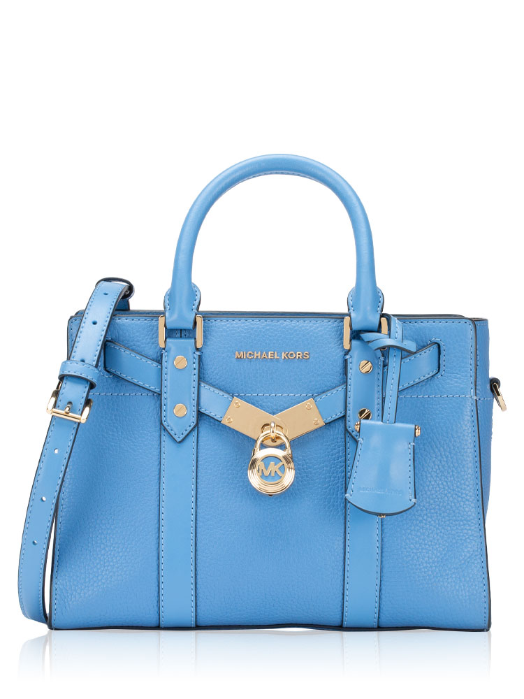 Leather Nouveau Hamilton Small Satchel South Pacific