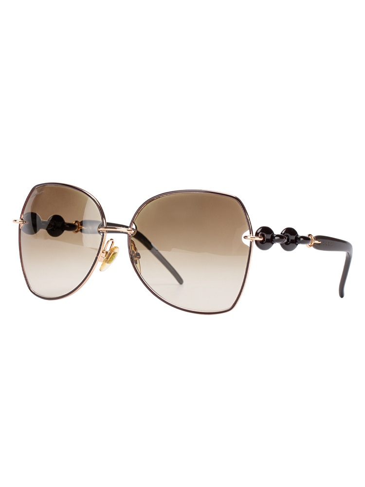 GG 4202/S Marina Chain Aviator Brown Gold
