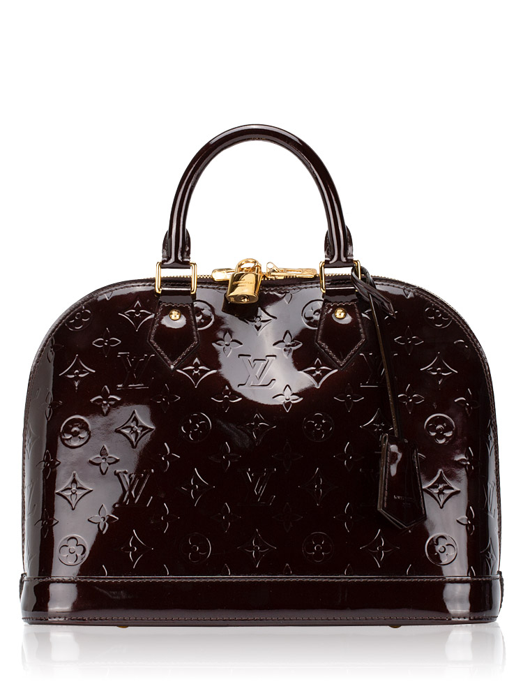 Monogram Vernis Alma PM Amarante