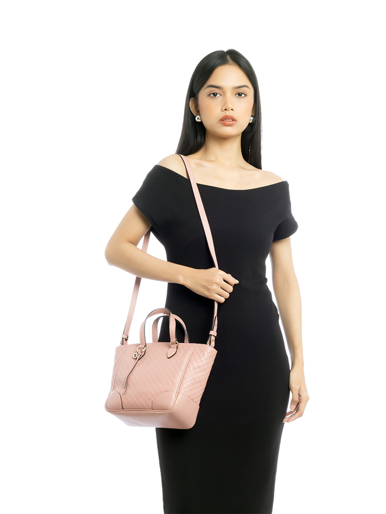 Microguccissima Bree Small Tote Soft Pink