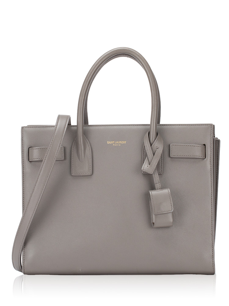 Smooth Calfskin Baby Sac De Jour Grey