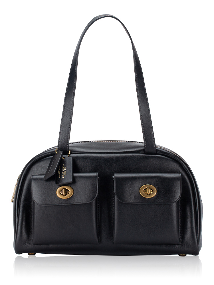 CCC54 Twin Turnlock Bag Black