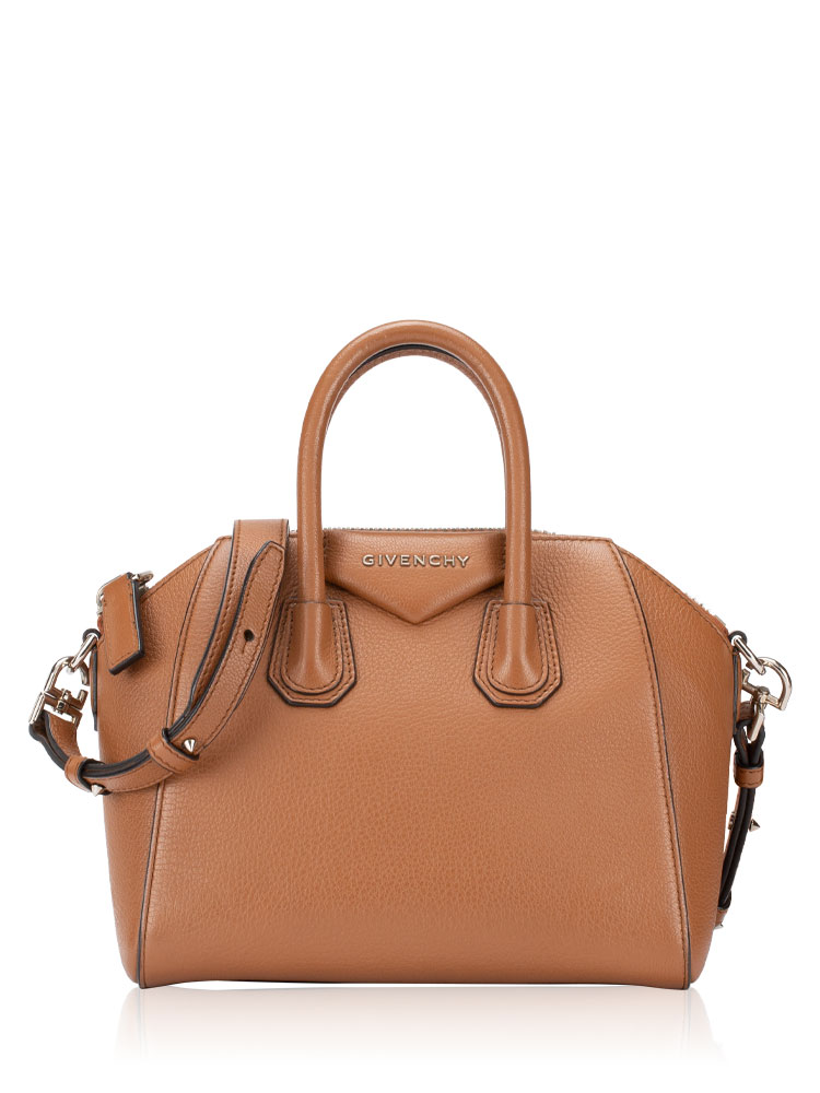 Sugar Goatskin Mini Antigona Caramel