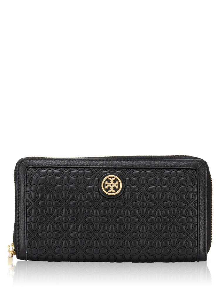 Robinson Leather Continental Wallet Black