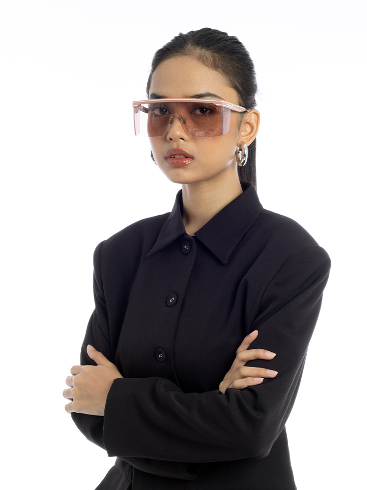 M1U Oblique Diorclub Mask Sunglasses Pink
