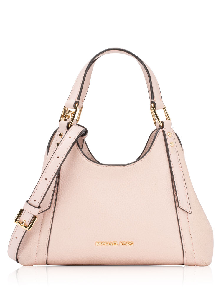 Arlo Leather Small Crossbody Powder Blush
