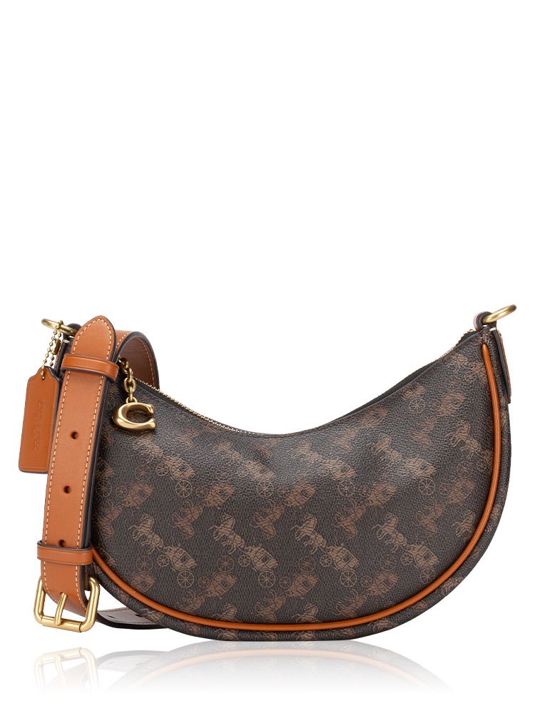CM584 Mira Horse & Carriage Shoulder Bag Burnished Amber