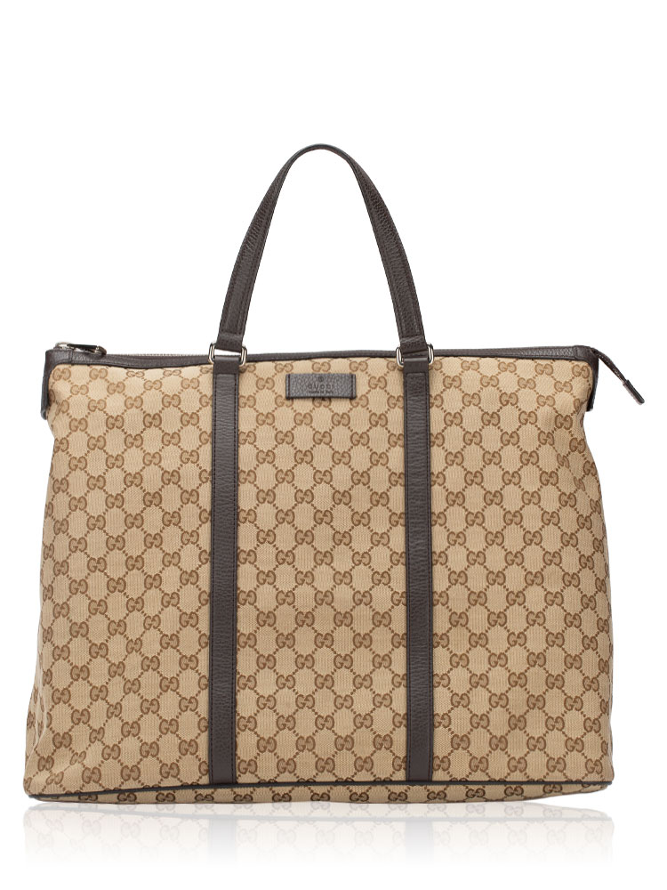 GG Supreme Joy Weekender Large Tote Beige Ebony