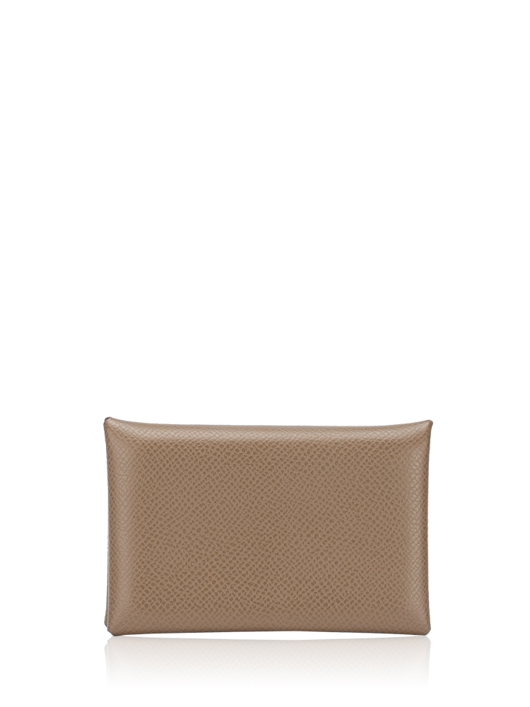 Epsom Calvi Card Case Etoupe