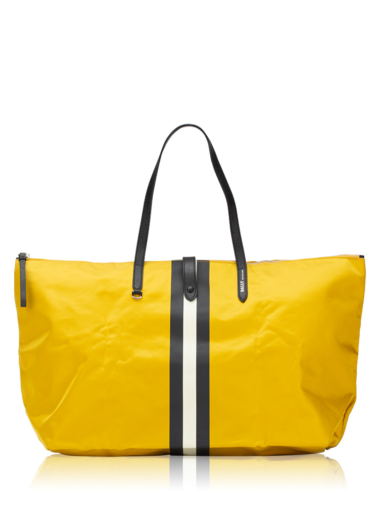 Foldable Nylon Tote Yellow