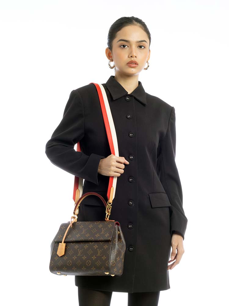 Monogram Cluny BB Coquelicot Creme