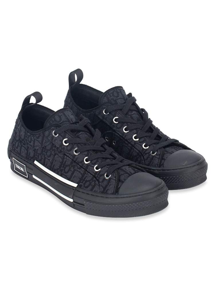 Oblique B23 Low Top Sneaker Black Sz 42