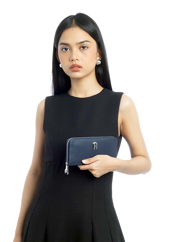 Moon XL Zip Wallet Navy