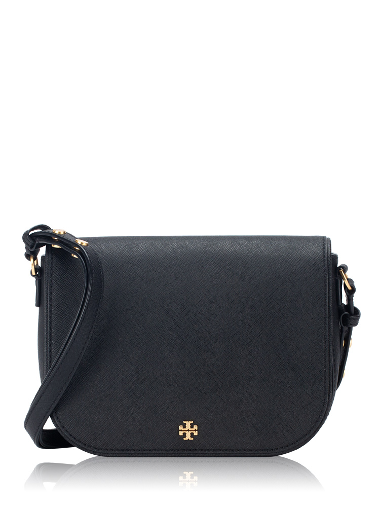 Emerson Leather Shoulder Bag Black