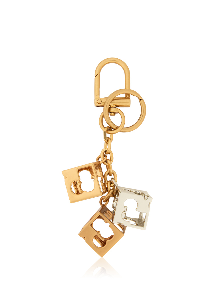 Logo Cube Keyring Multi