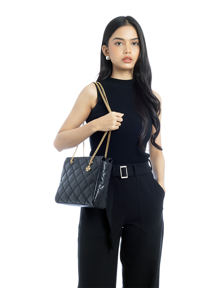 Willa Small Tote Black
