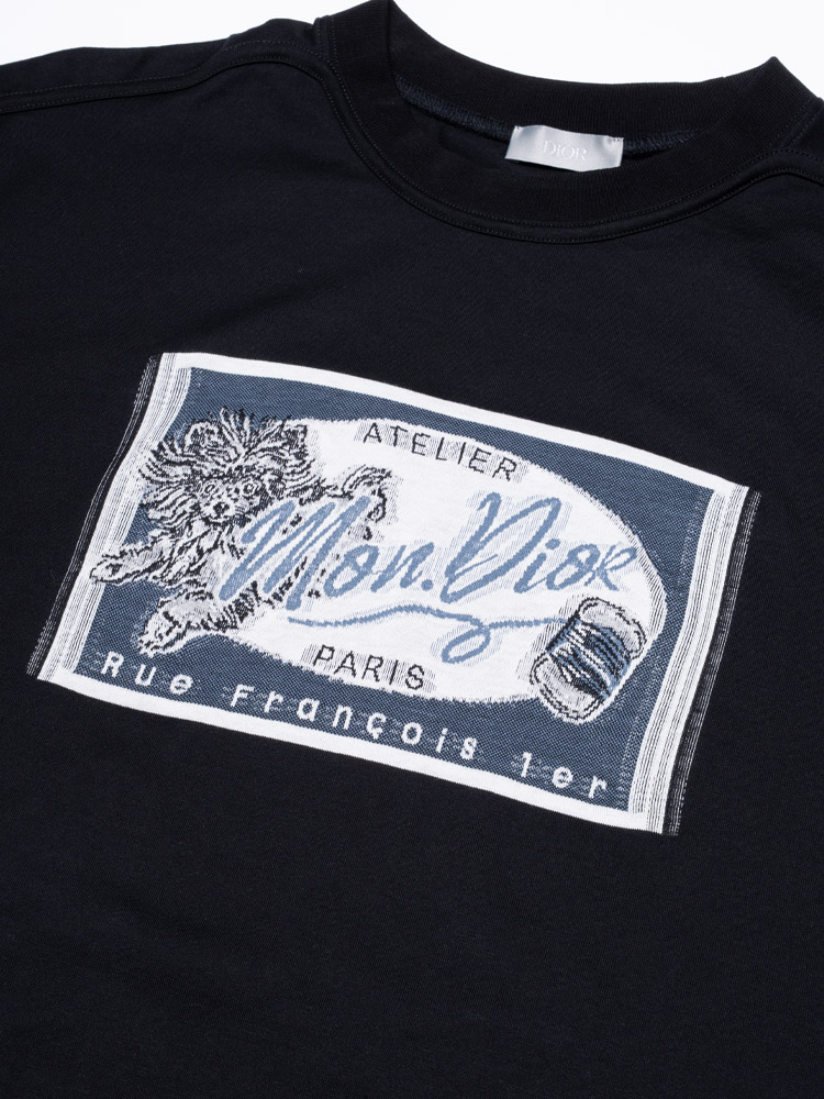 Cotton Logo T-shirt Black Sz M