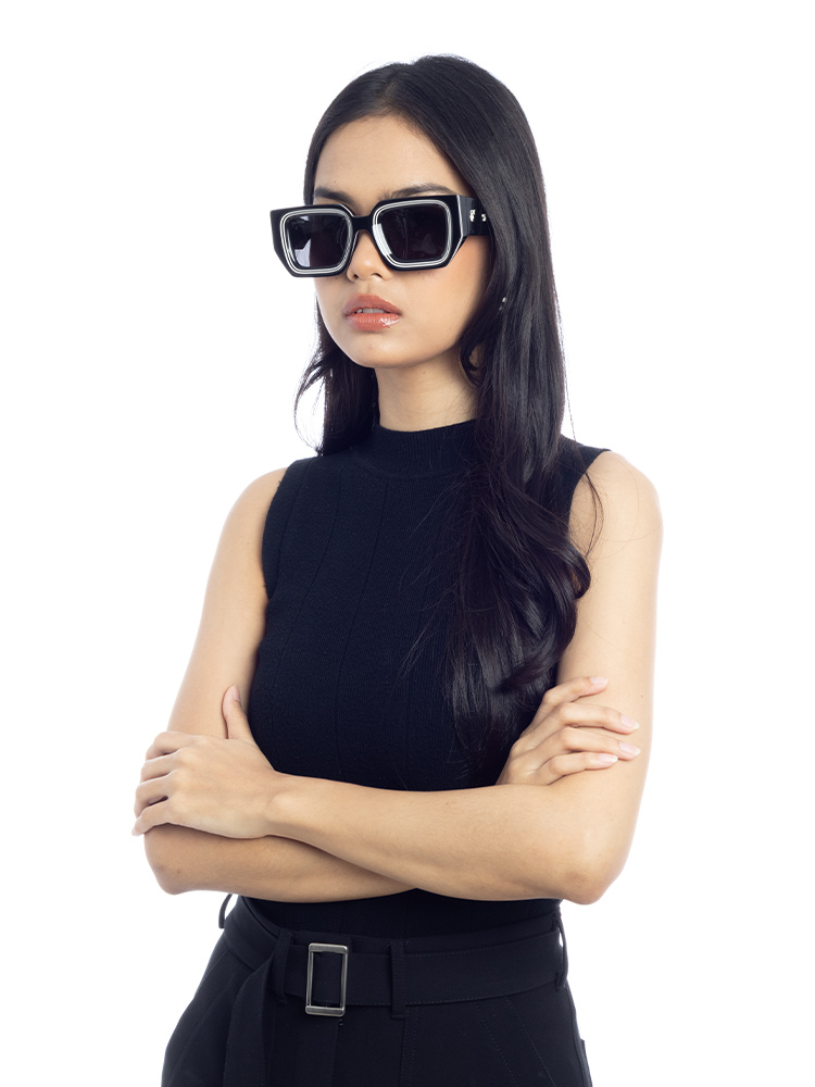 OERI058 Francisco Sunglasses Black