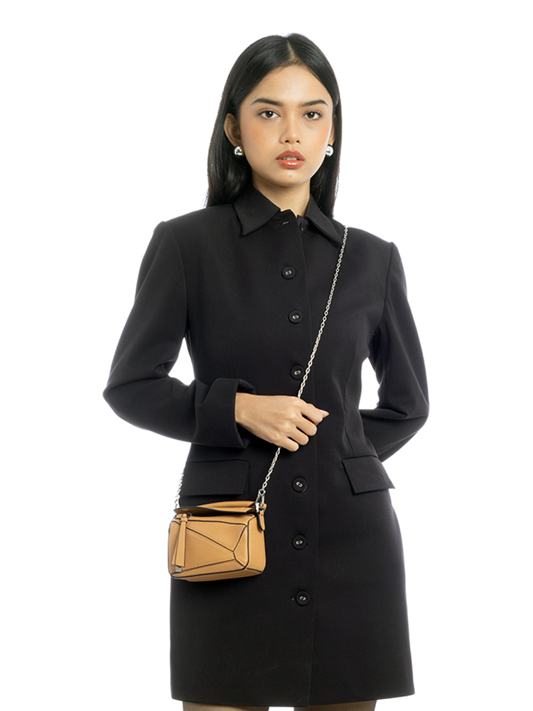 Calfskin Nano Puzzle Bag Warm Desert