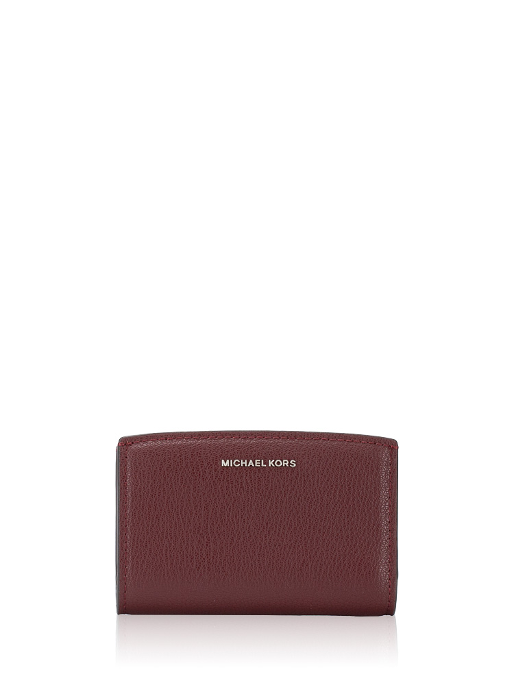 Bryant Medium Pebbled Leather Wallet Oxblood