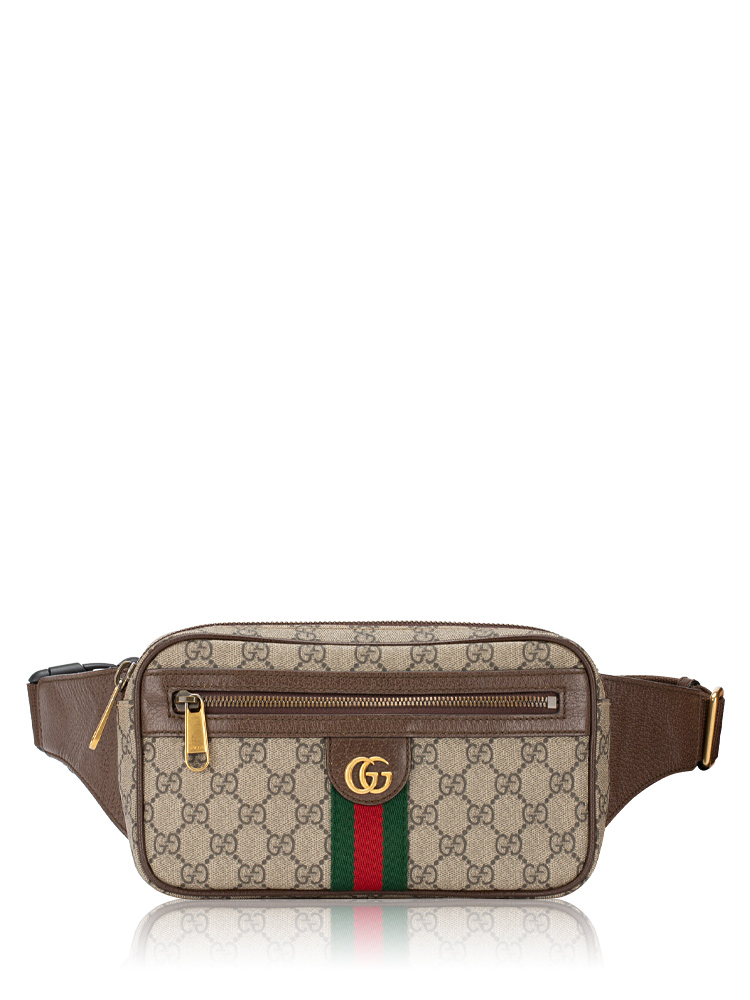 Soft GG Supreme Ophidia Medium Belt Bag Beige New Acero